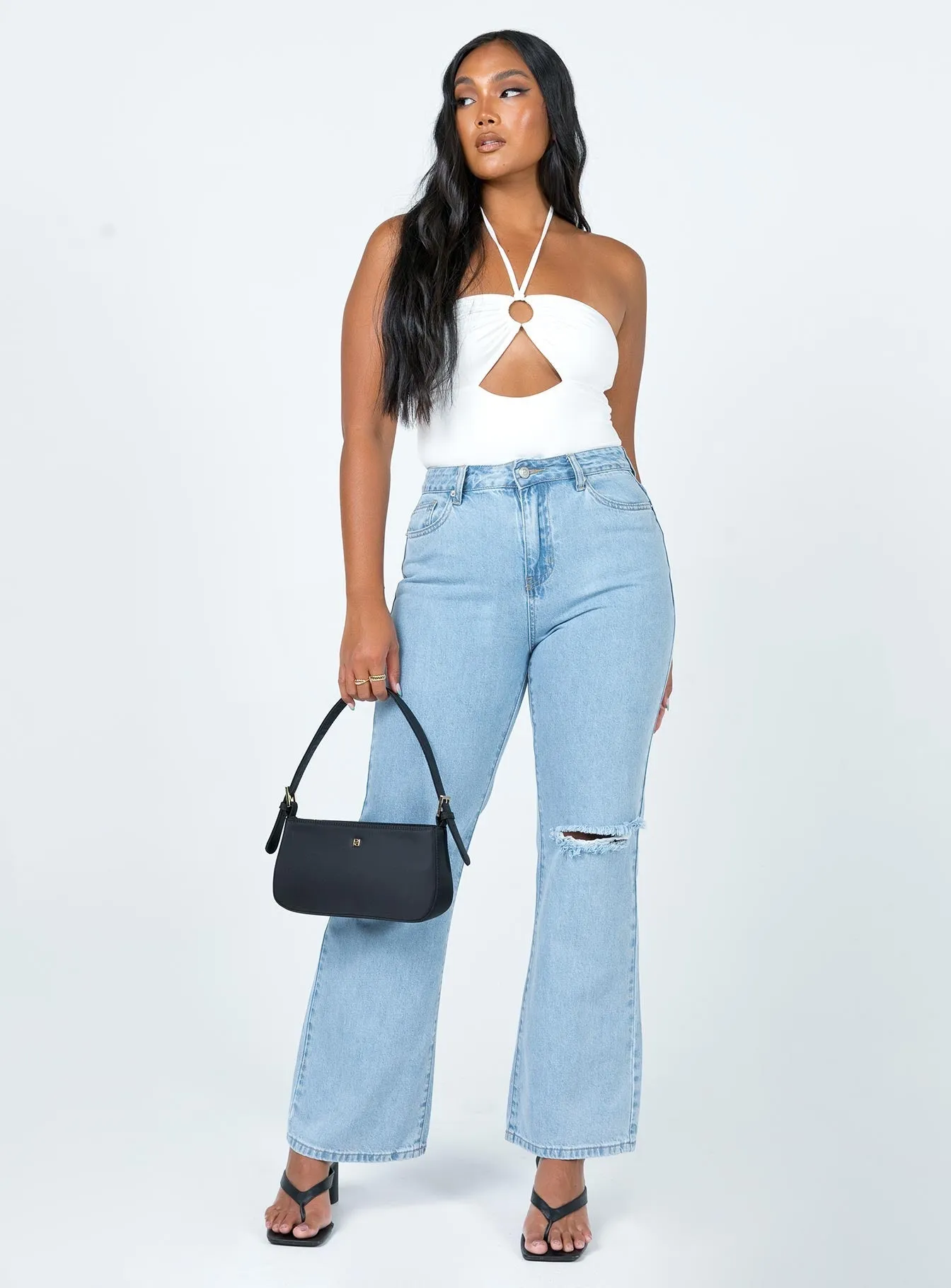 work bodysuit intimates bodysuit Tina Bodysuit White