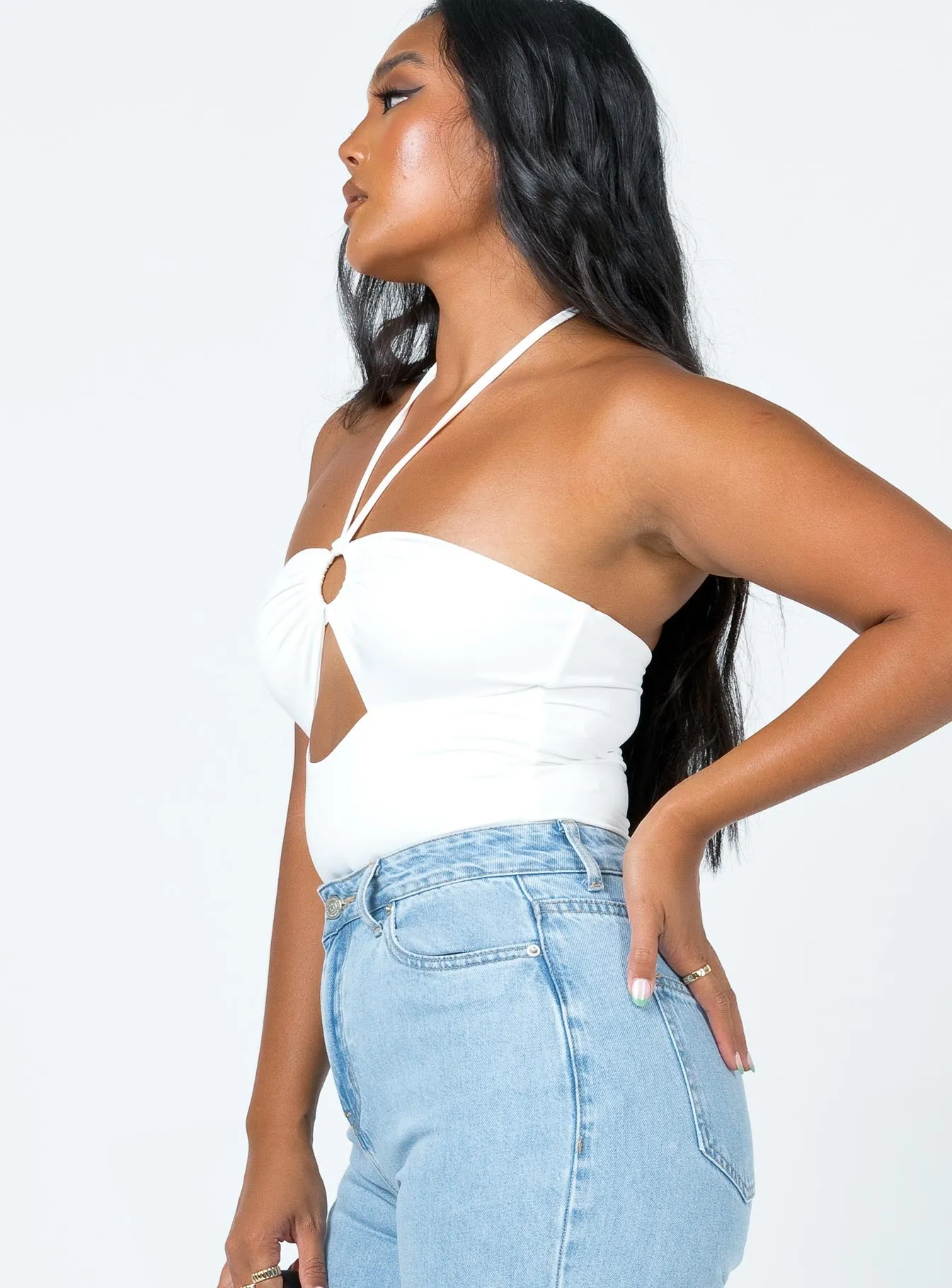 summer bodysuit Tina Bodysuit White