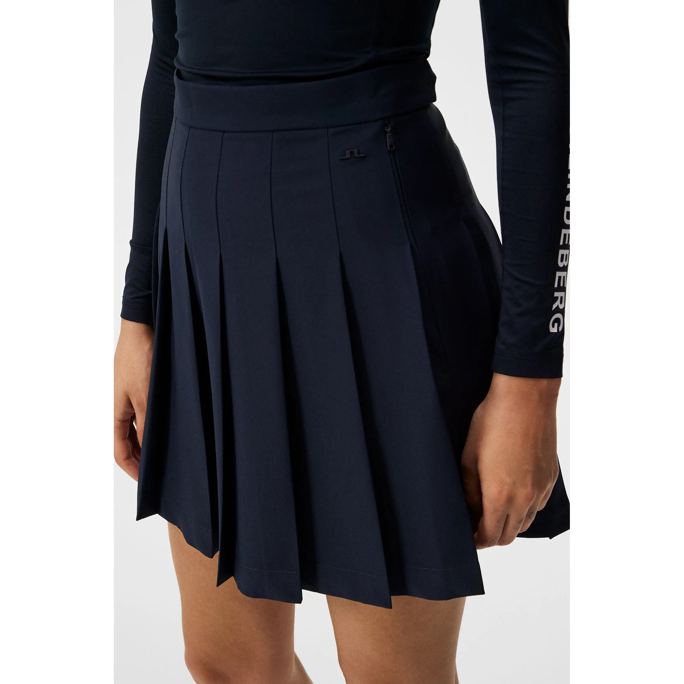 Flexible Motion J.Lindeberg Women's Adina Golf Skirt - JL Navy