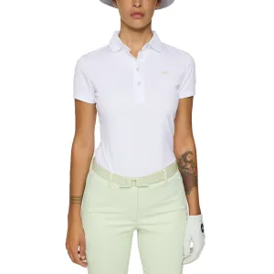 City Soul J.Lindeberg Women's Cassie Golf Polo Shirt - White