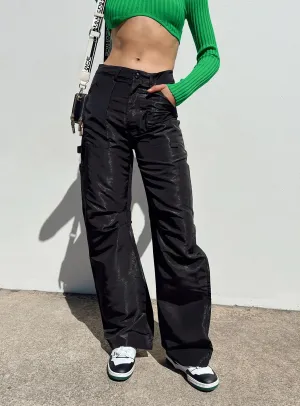 Miami Vice Swish Pant Onyx Thermal Regulating Fabric Day Comfort