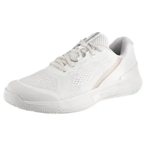 Perforated Eyelet Design Wilson Women's Intrigue Pro - White/Silver