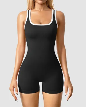 New Training Sleeveless Button Summer Romper