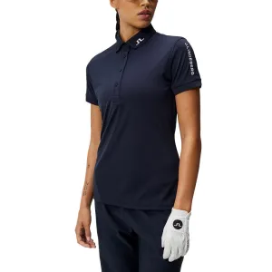 Reinforced Stress Points J.Lindeberg Women's Tour Tech Golf Polo Shirt - JL Navy
