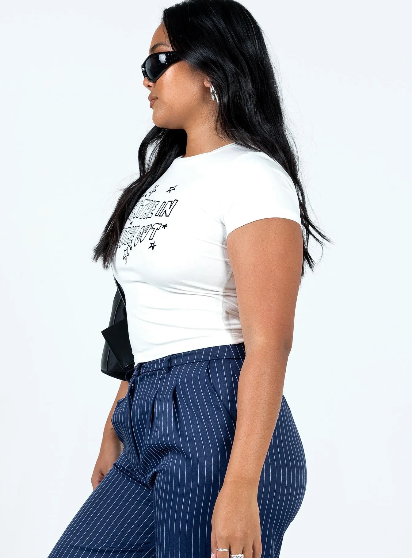 Breathe Tee White Minimal Comfort Wear Easy Style Wear