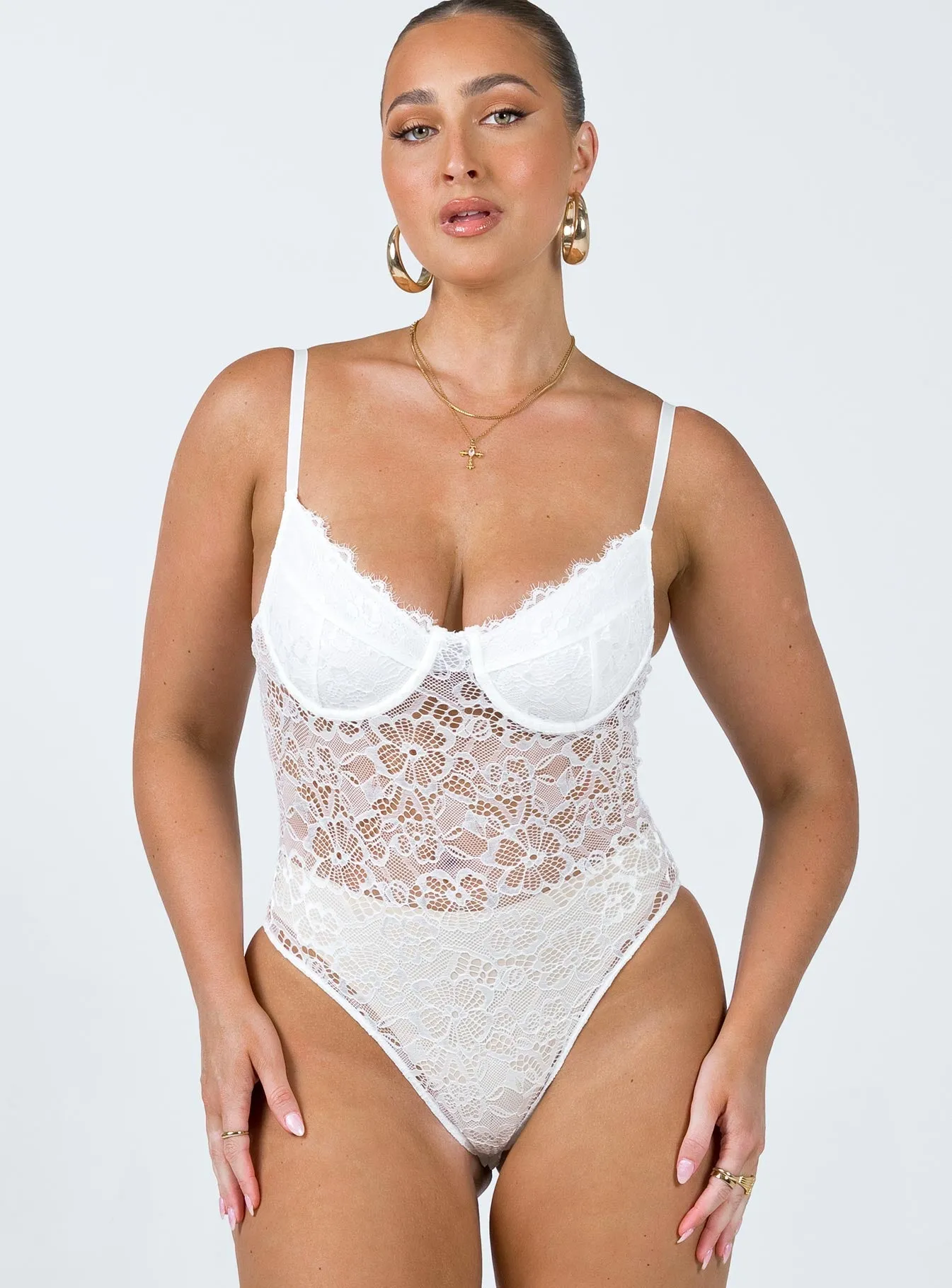 pregnancy bodysuit snake print bodysuit Abele Bodysuit White