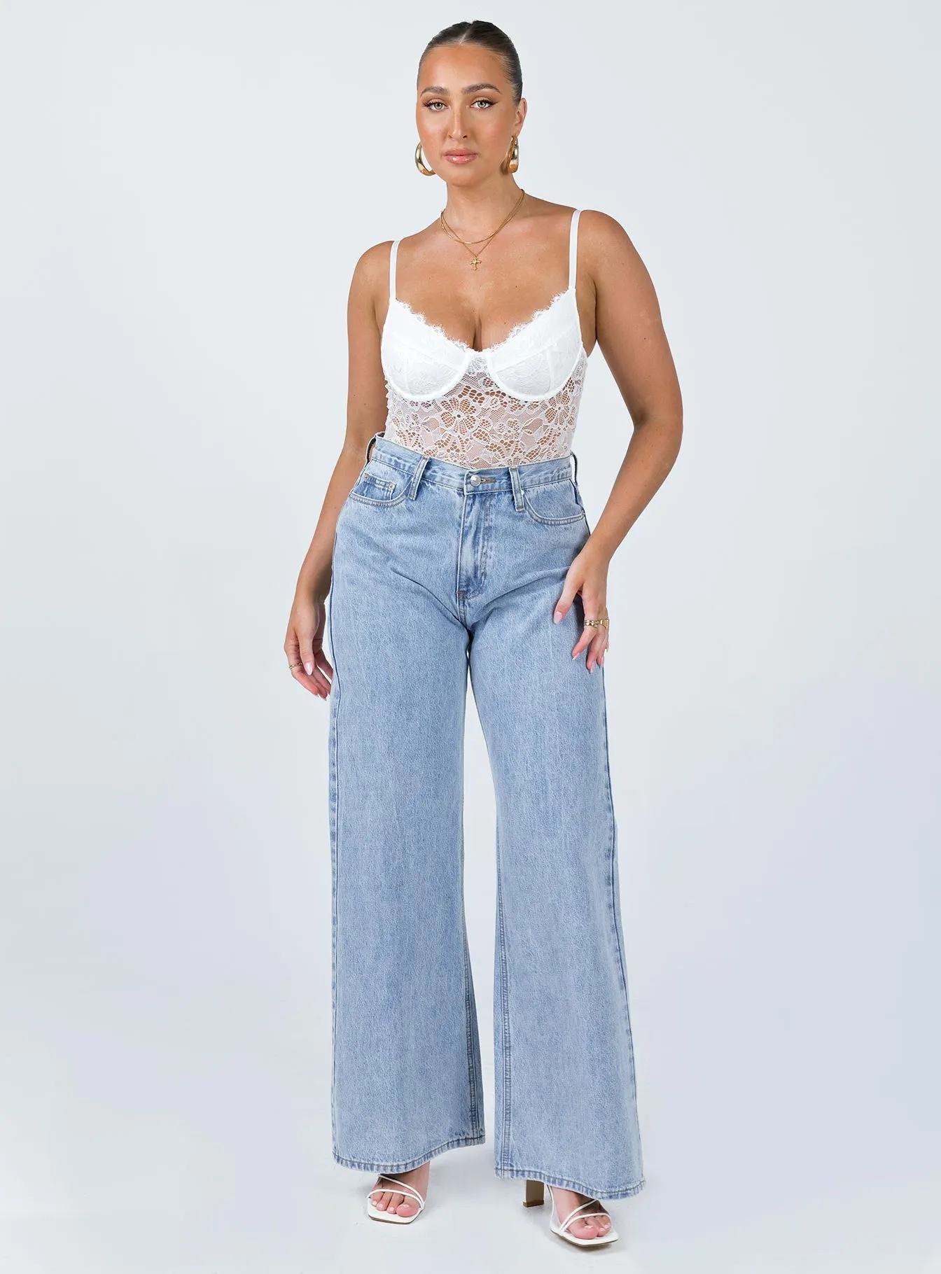 Abele Bodysuit White bodysuit outfit