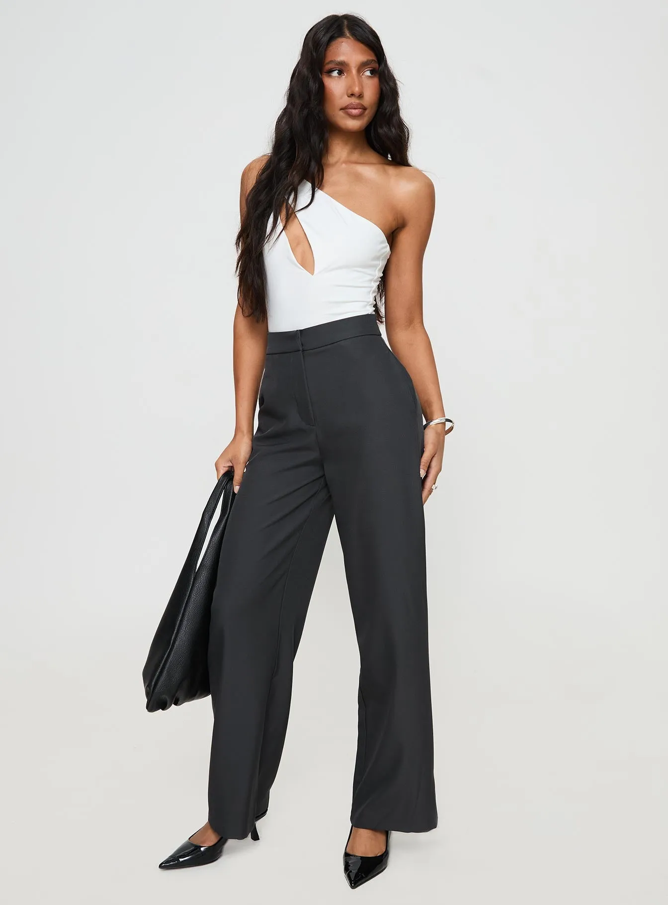 Burnette Pants Slate Office Wear