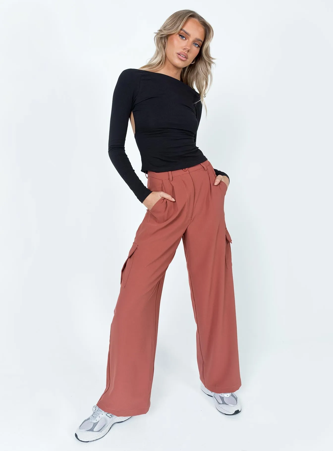 Kenzi Pants Brown Comfy Feel