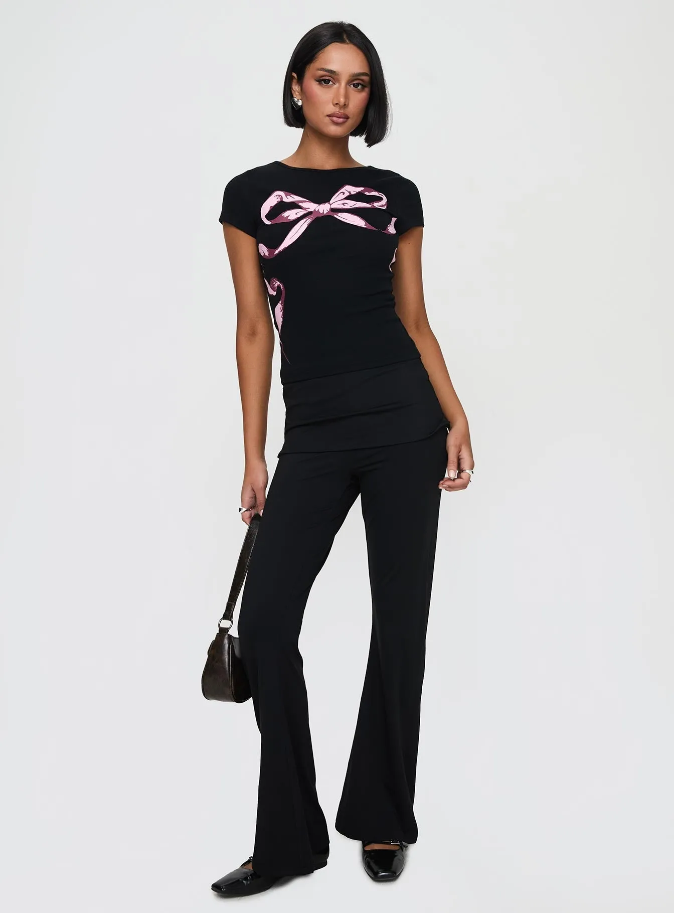 Sweet As Top Black Quick Layer Fit