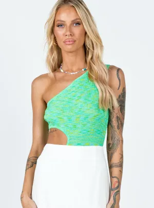 Emerton Bodysuit Green party bodysuit ladies bodysuit