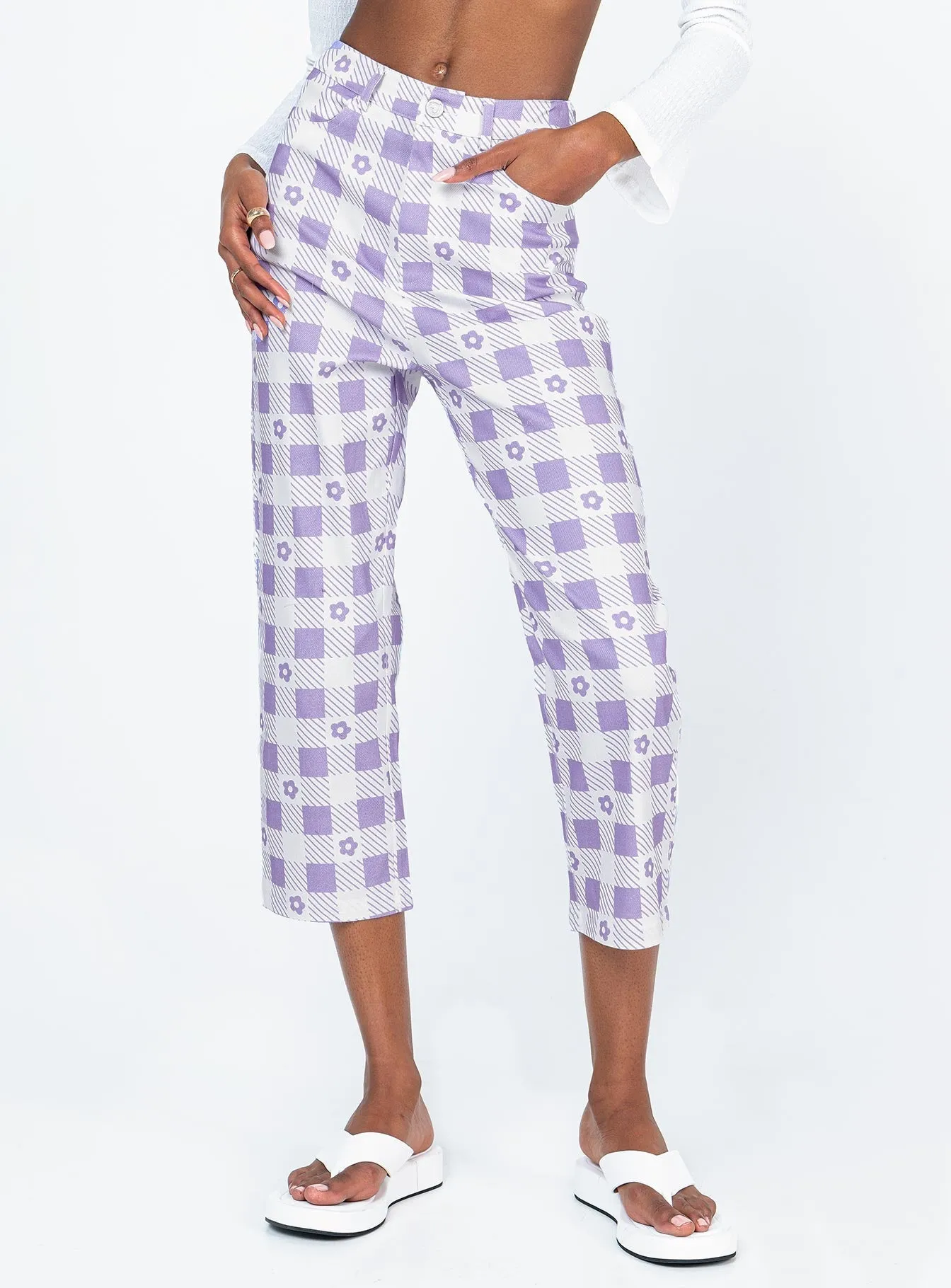 Stretch Flex Marlissa Pants Purple