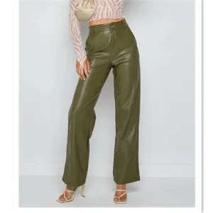 Women's High Elastic PU Leather Pants Leggings Lightweight Vest