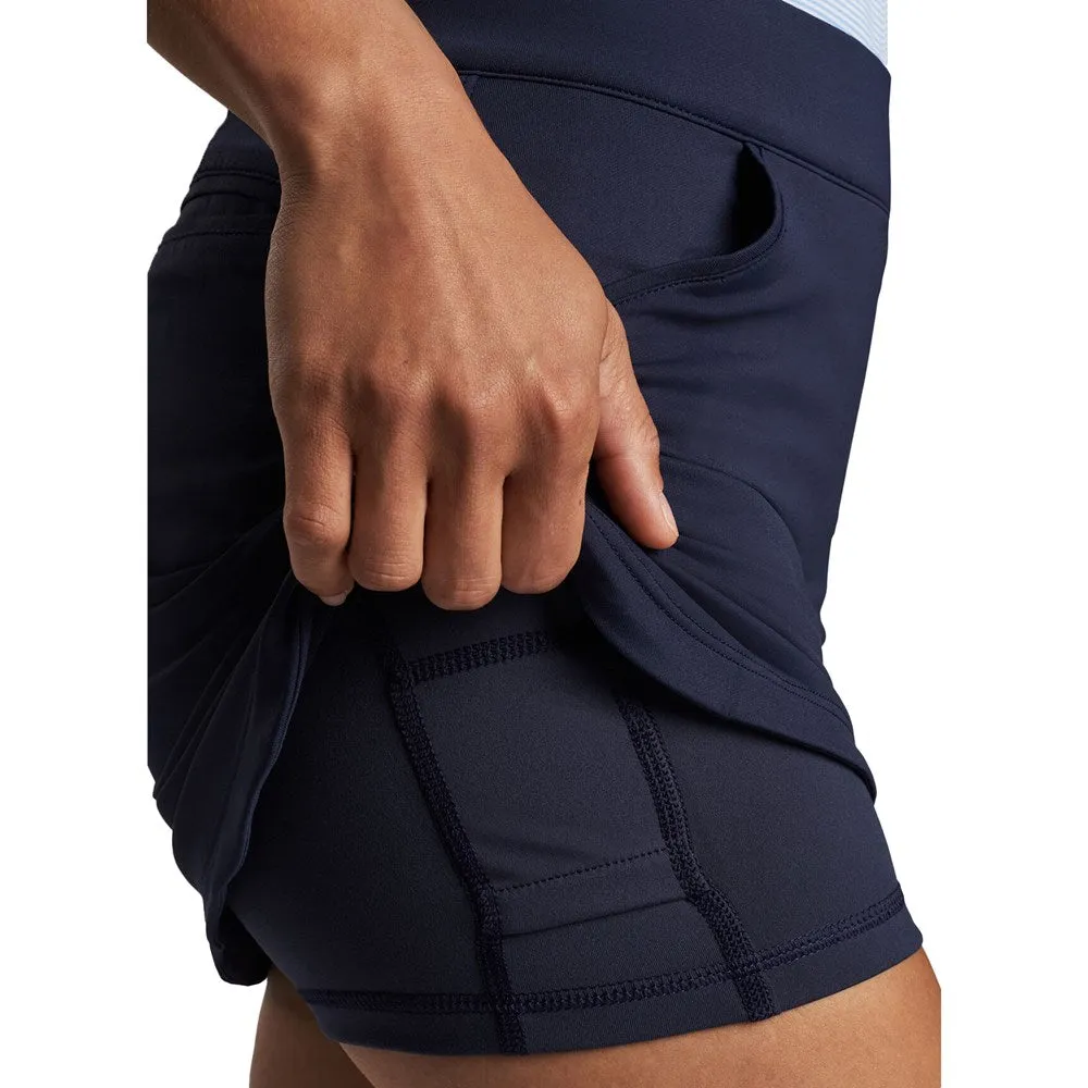 Peter Millar Women's Alice Petal Hem Golf Skort - Navy Soft Aesthetic Neutrals Only