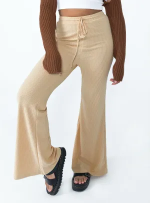 Slim Comfort NonChafingLegs Julian Pants Beige