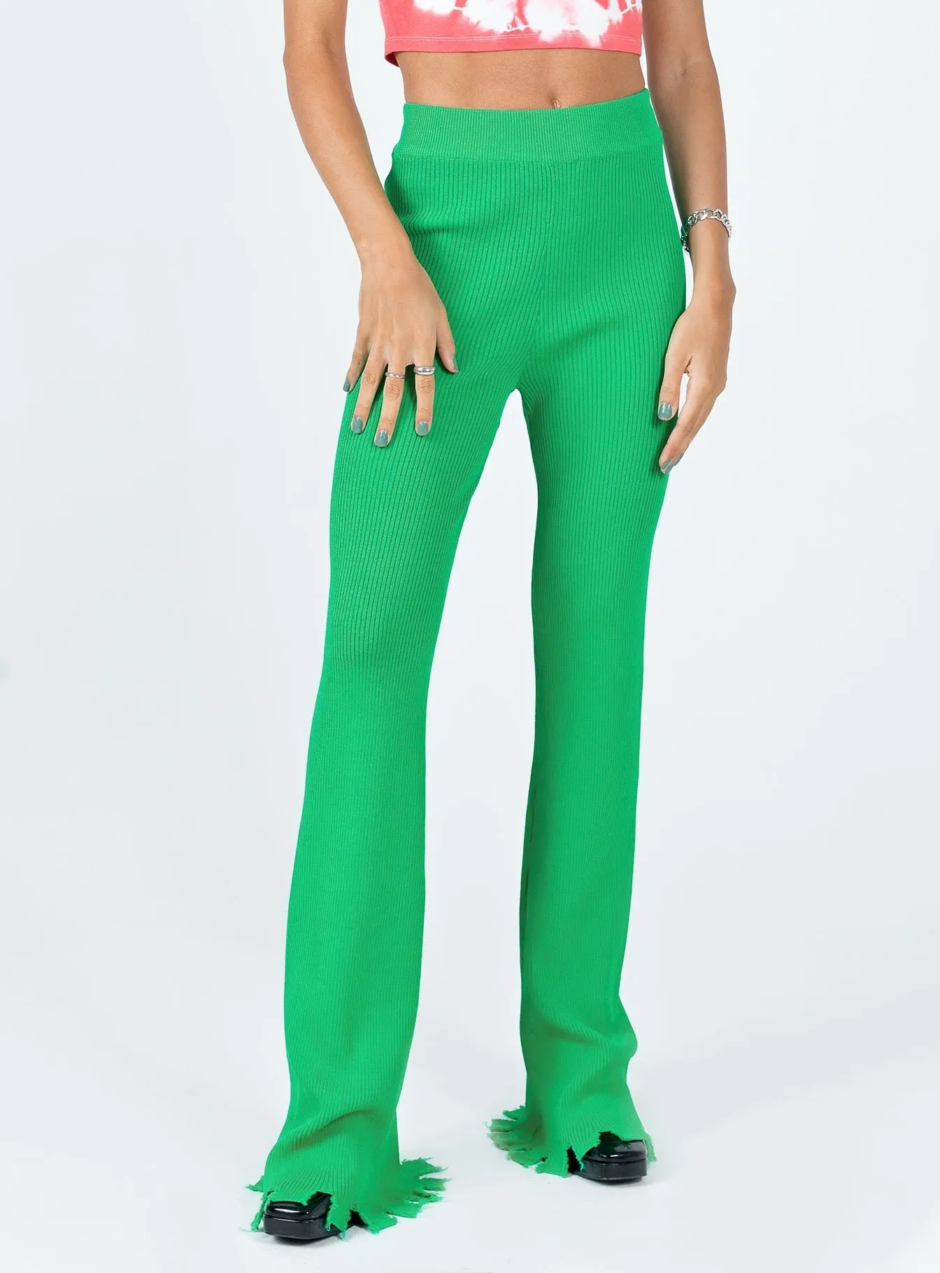Sleek lines Smart Design Anderson Pants Green