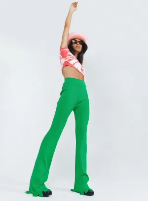 Smart Utility Layered Style Anderson Pants Green
