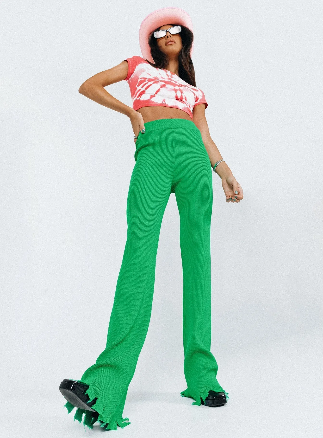 Comfy Waistband Anderson Pants Green