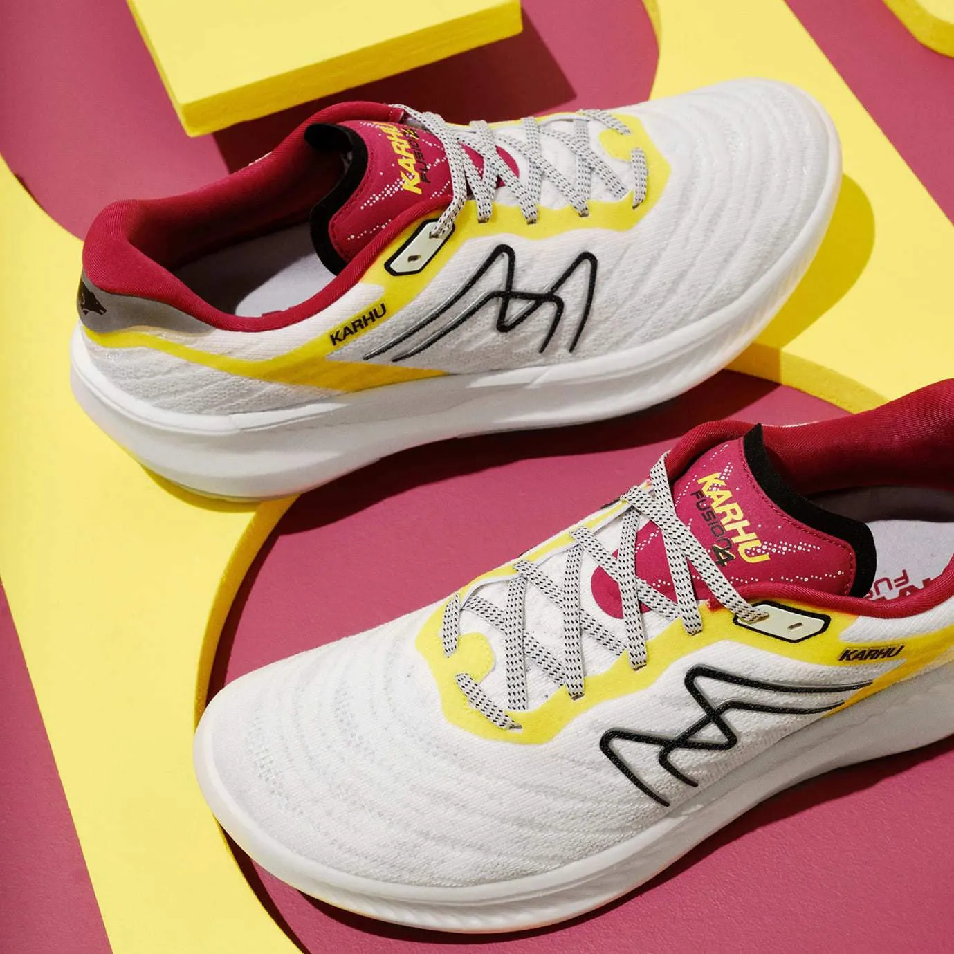 Step Free Grip Hold WOMEN'S FUSION 4.0 - BRILLIANT WHITE / ANEMONE