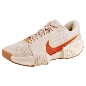 Friction Free Tongue Zero Break In Period Nike Women's Air Zoom GP Challenge Pro - Premium - Sand Drift/Metallic Gold