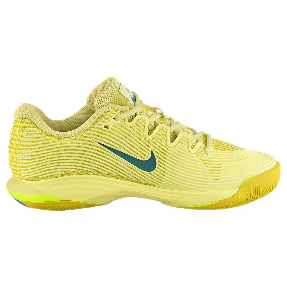 Nike Women's Air Zoom Vapor 12 - Premium - Lumious Green/Mineral Teal Impact Resistant Heel