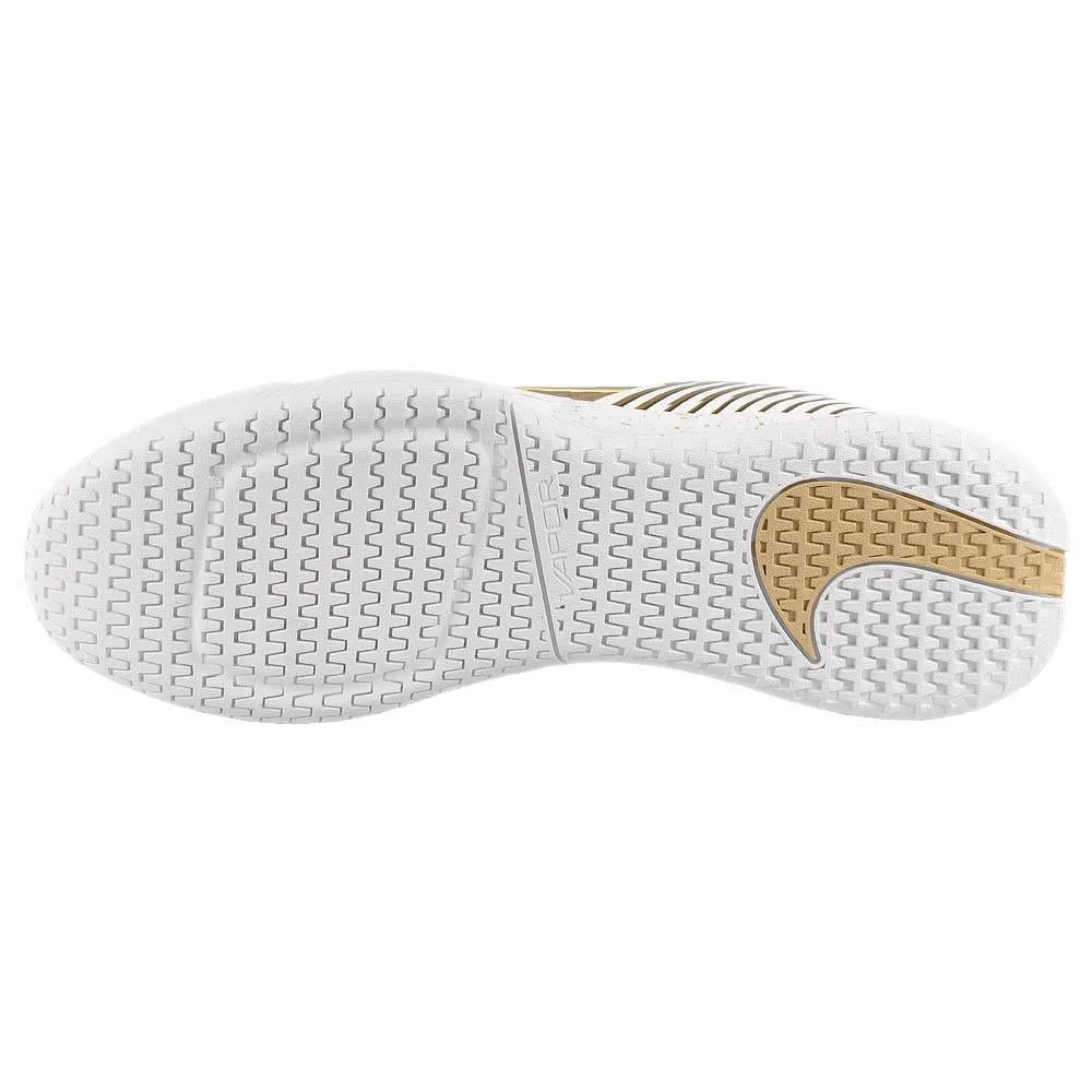 Nike Women's Air Zoom Vapor Pro 2 - Wimbledon - White/Metallic Gold Grain Daily Activity