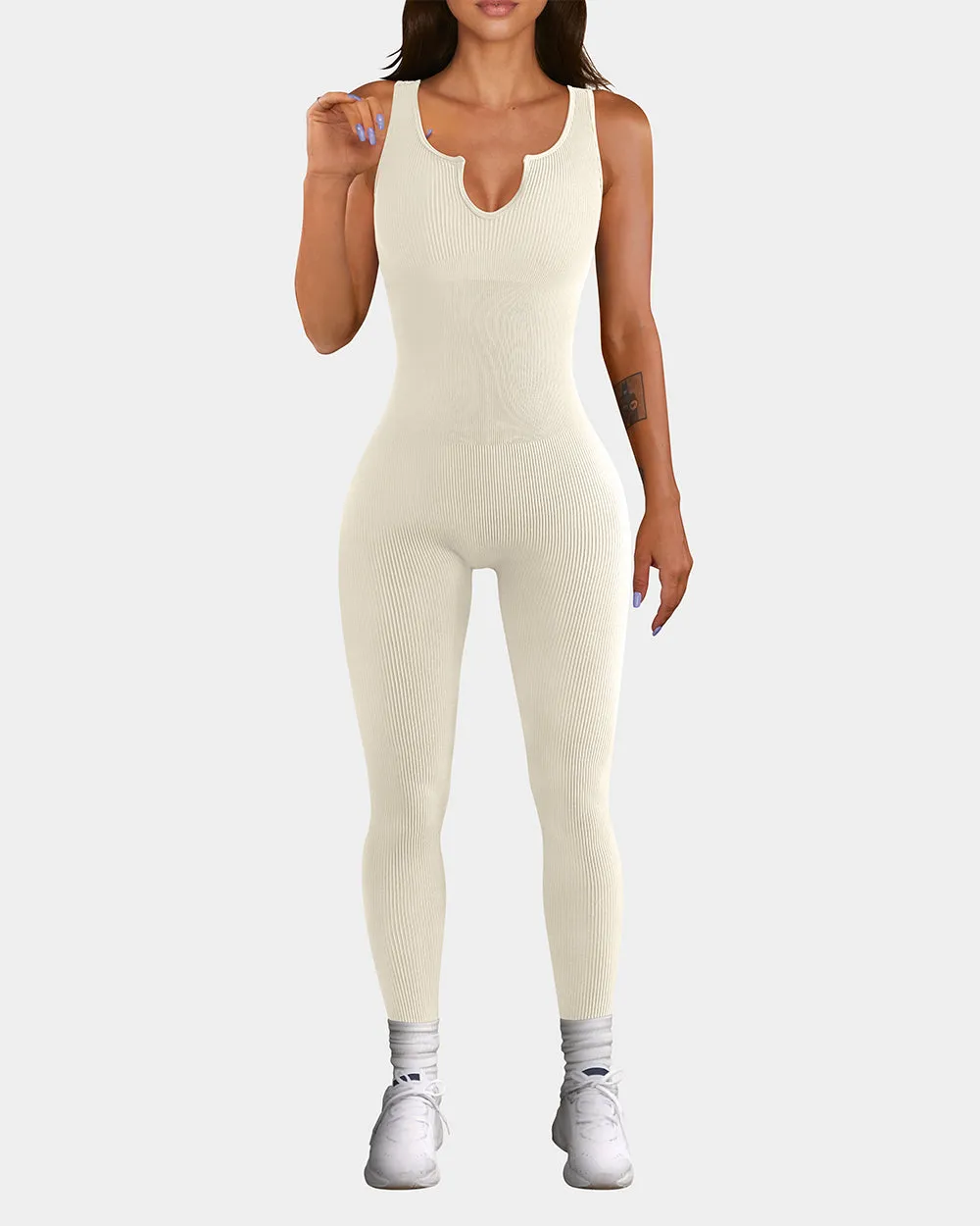 Loose Fancy Cloud-Shaped Collar Sport Jumpsuits