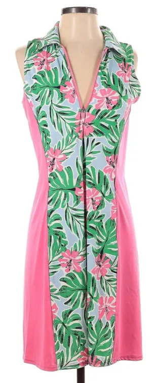 Jofit Aloha Print Sleeveless Golf Dress Size S MSP$120 Casual Days