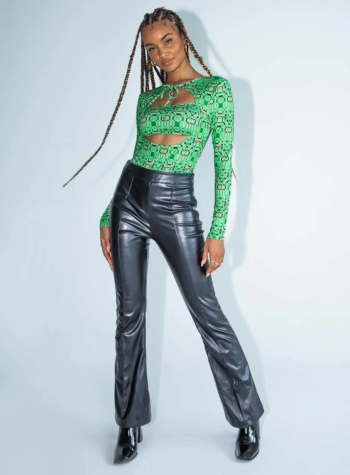 lingerie bodysuit fashion bodysuit Hypnotize Bodysuit Green