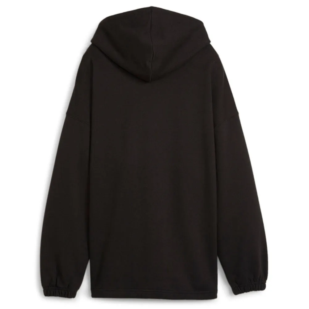 Dare To Oversized Pullover Hoodie fuzzy texture