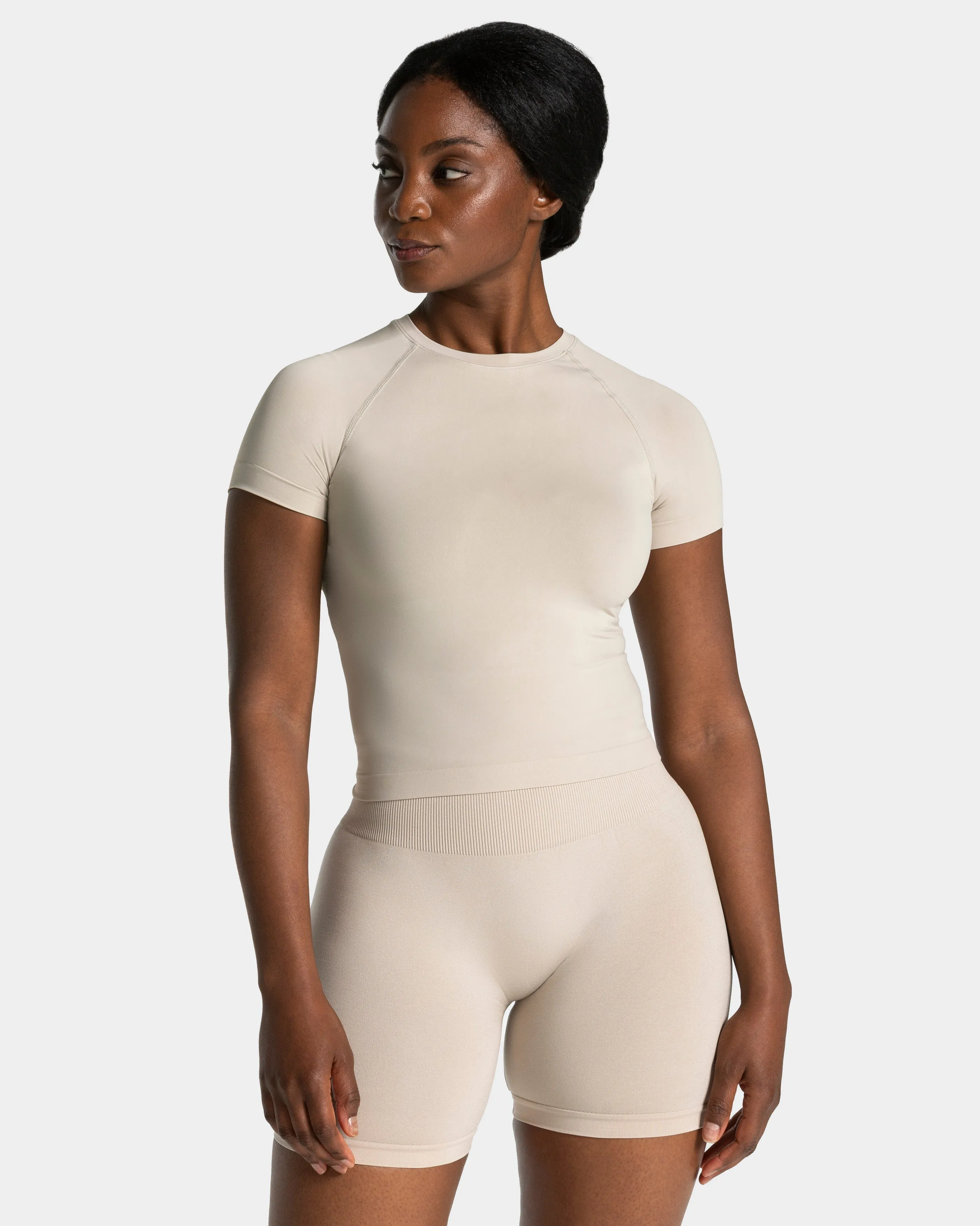 Timeless Pro T-Shirt "Cream" Anti Pilling Treatment Soft Design