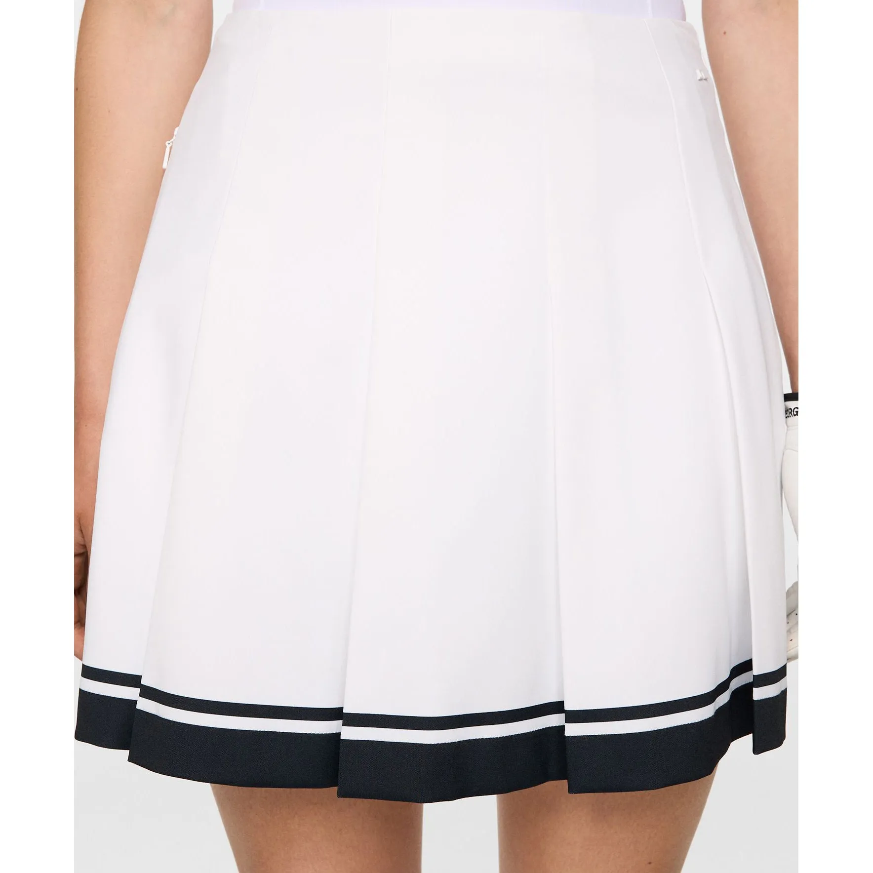 Seasonal special Invisible Seams J.Lindeberg Women's Beth Golf Skirt - White