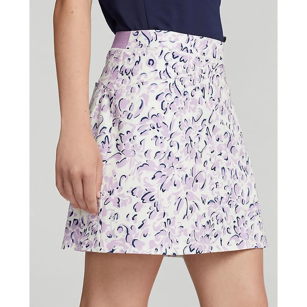 Cruise Attire Timeless Piece RLX Ralph Lauren Women's Printed Aim Skort 17" - Isle Petals