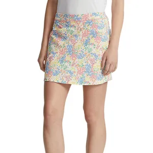 RLX Ralph Lauren Women's Printed Aim Skort 17" - Key West Petals Wrinkle Resistant Cozy Vibe