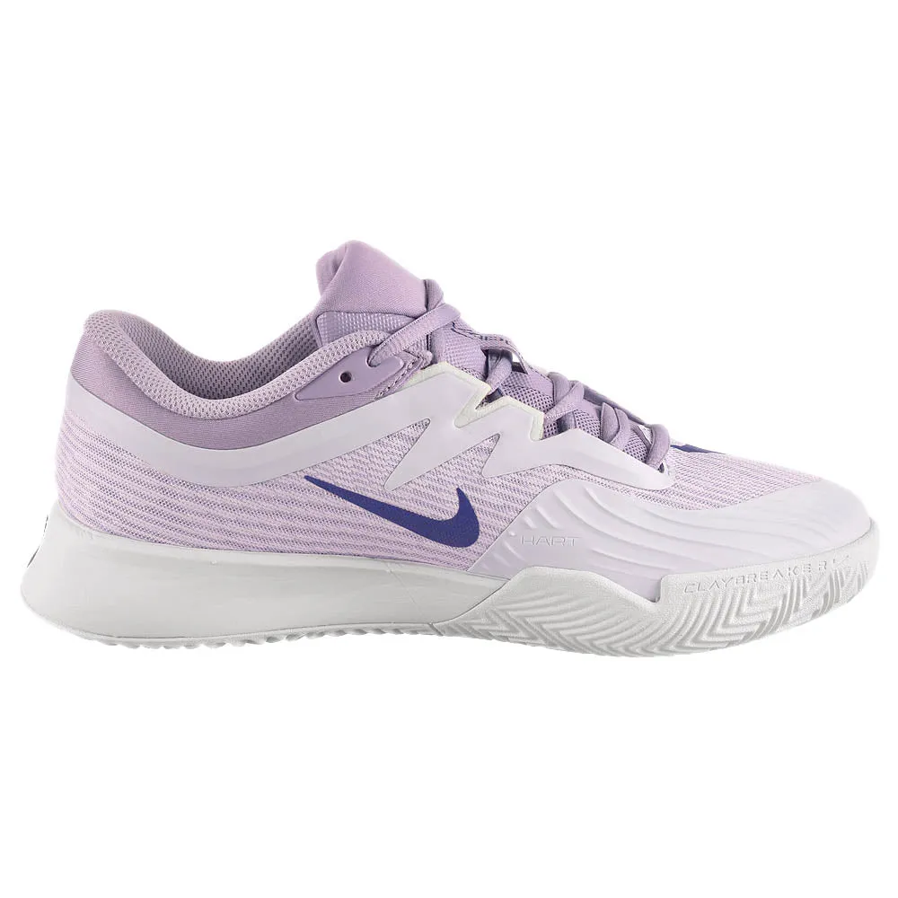Nike Women's Air Zoom Vapor Pro 3 - Clay - Amethyst Tint/Deep Tint Kinetic Energy Transfer Smooth Texture