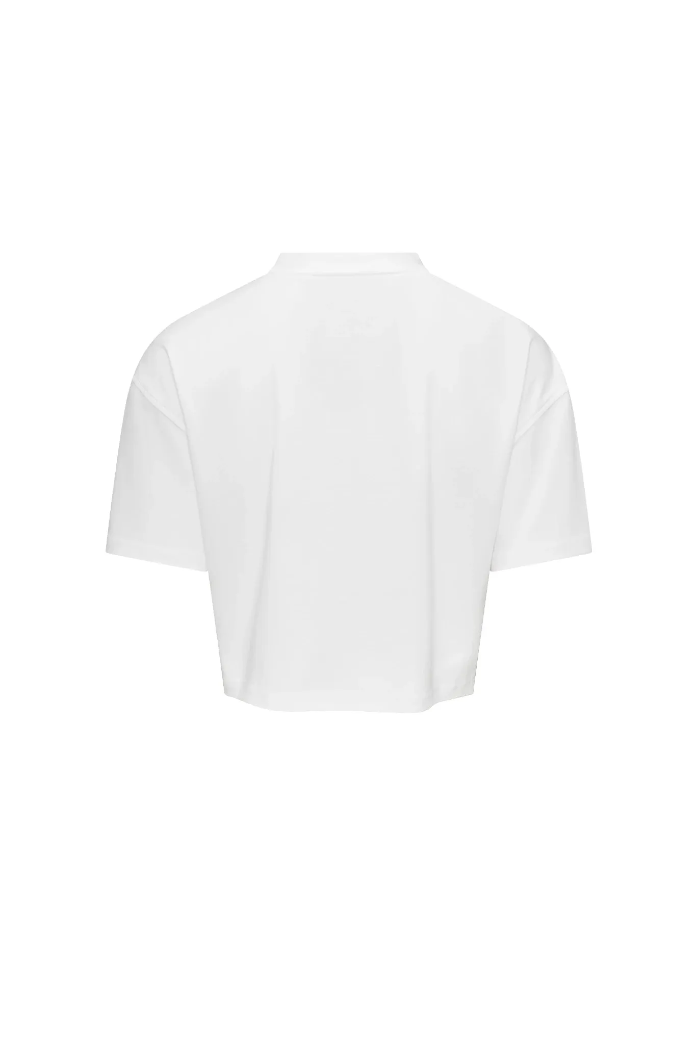 Running Speed Active Design Wear Bright White/Clear Sky Women's Oversized Cropped Tee