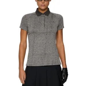 Repair Fit Future Glow J.Lindeberg Women's Minnie Golf Polo Shirt - Dark Grey Melange