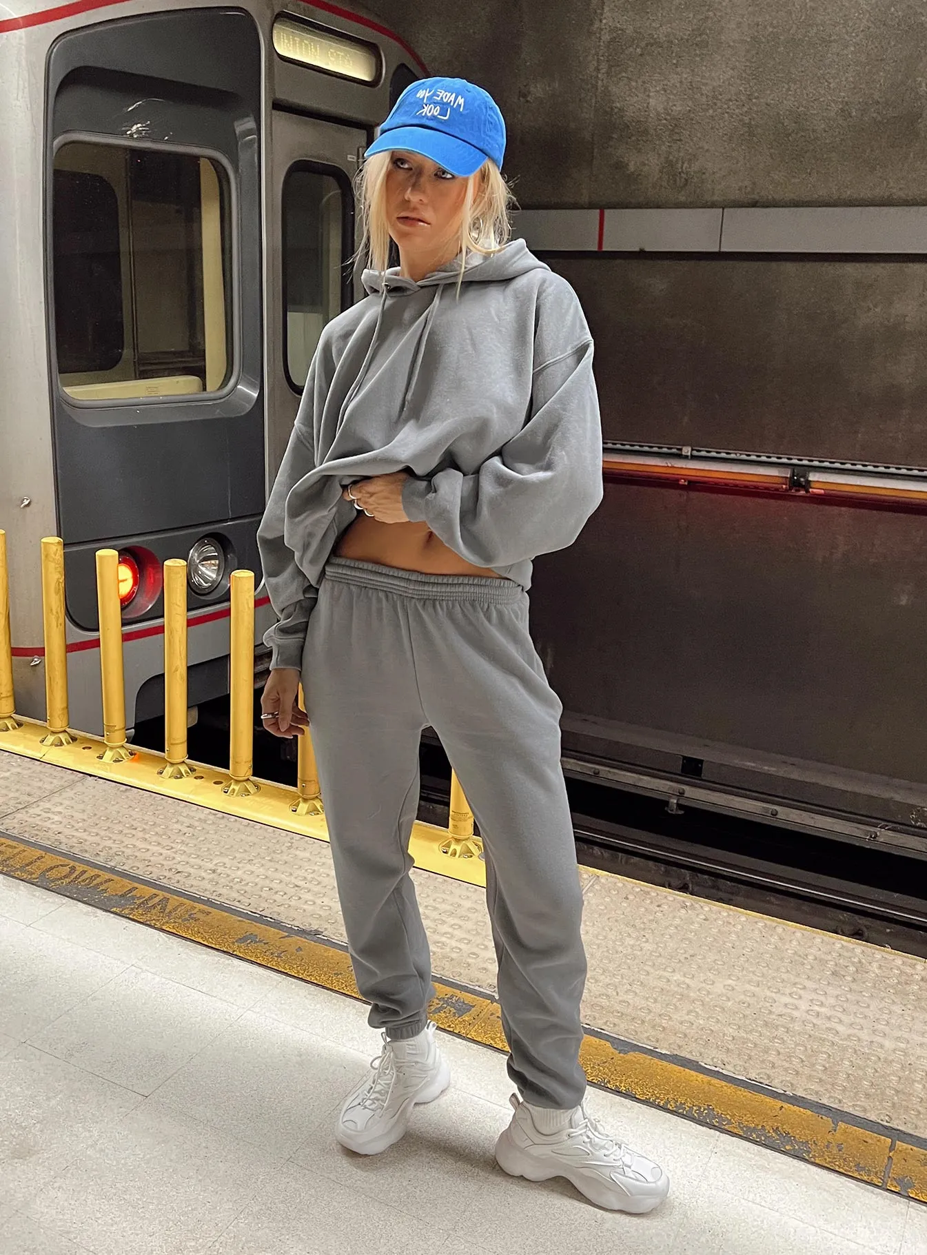 Renna Track Pants Charcoal Performance Comfort Cooling Fabric