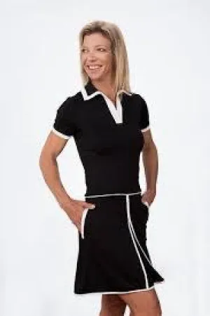 Scratch Seventy Charlotte Black & White Golf Dress Size S MSP$130 Artistic Shape Fit Choice