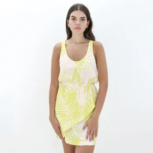 Minimalist feel Women's Printed Mini Dress,Multi