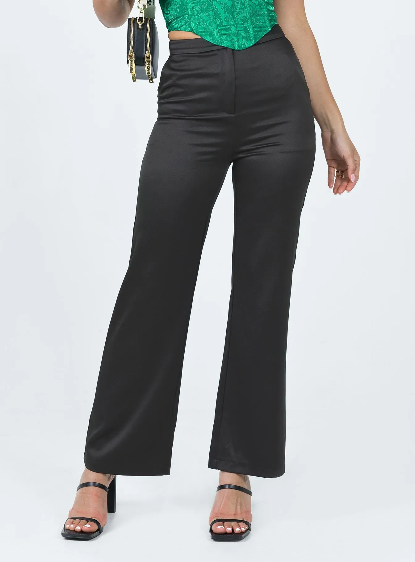 Core Comfort Elasticized Cuffs Vinnie Pants Black