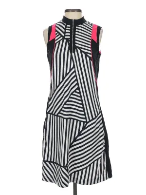 Tail Activewear Black & White Striped Sleeveless Golf Dress Size S MSP$110 Air Layer Easy Going
