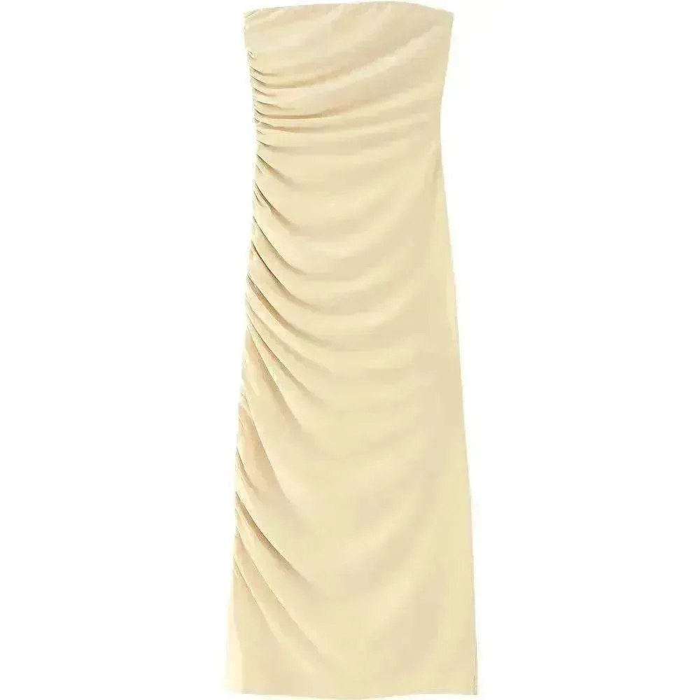 Stylish Feel Fashionable New Summer Sleeveless String Women's Dress Midi Dress