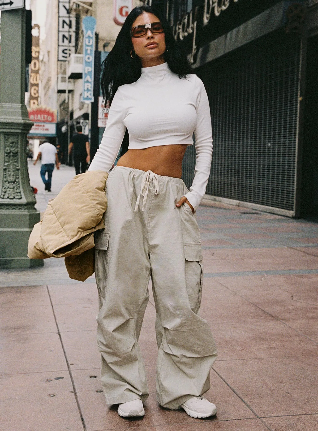 Casual Flex Utility Pant Stone