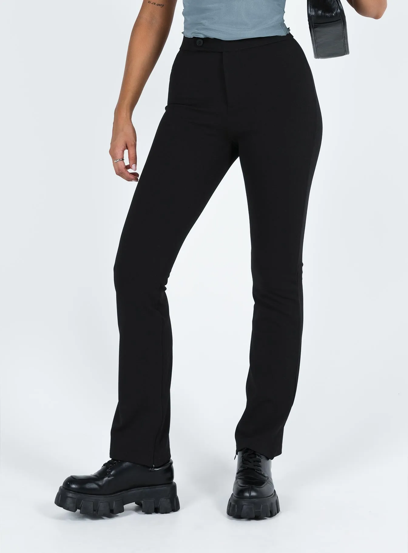 Fashionable Look Cristomo Pants Black