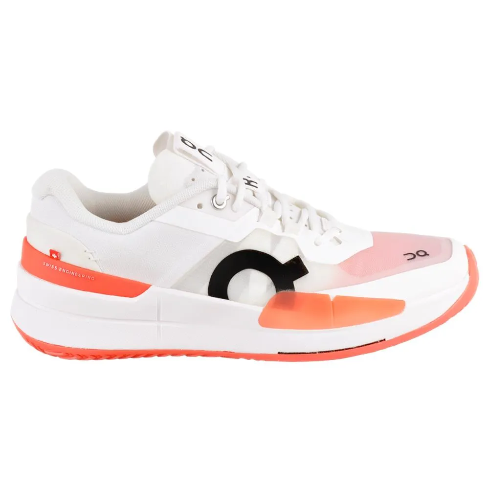 On Women's THE ROGER Pro 2 - White/Flame Sport Utility