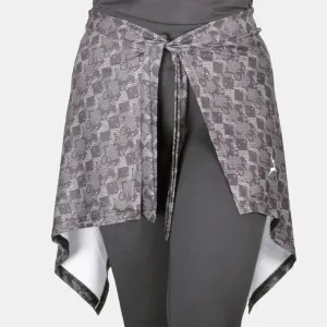 Laidback Feel Snake Wrap-Up skirt