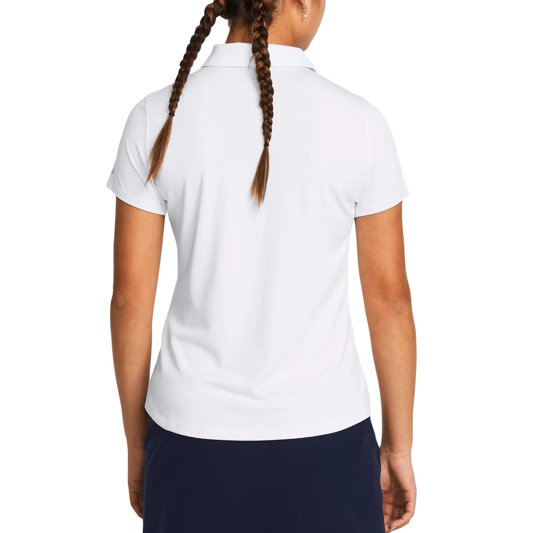 AntiBacterialTextile Under Armour Women's Playoff Golf Polo Shirt - White