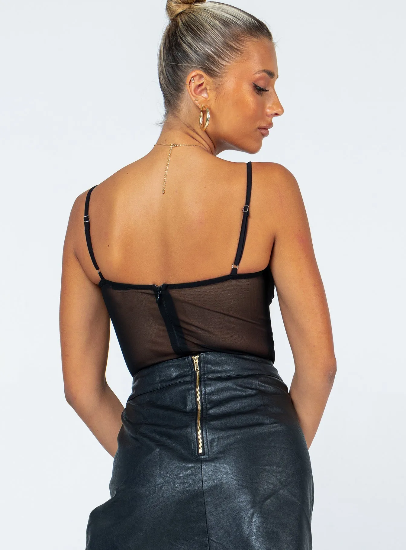 daily bodysuit Triston Bodysuit Black