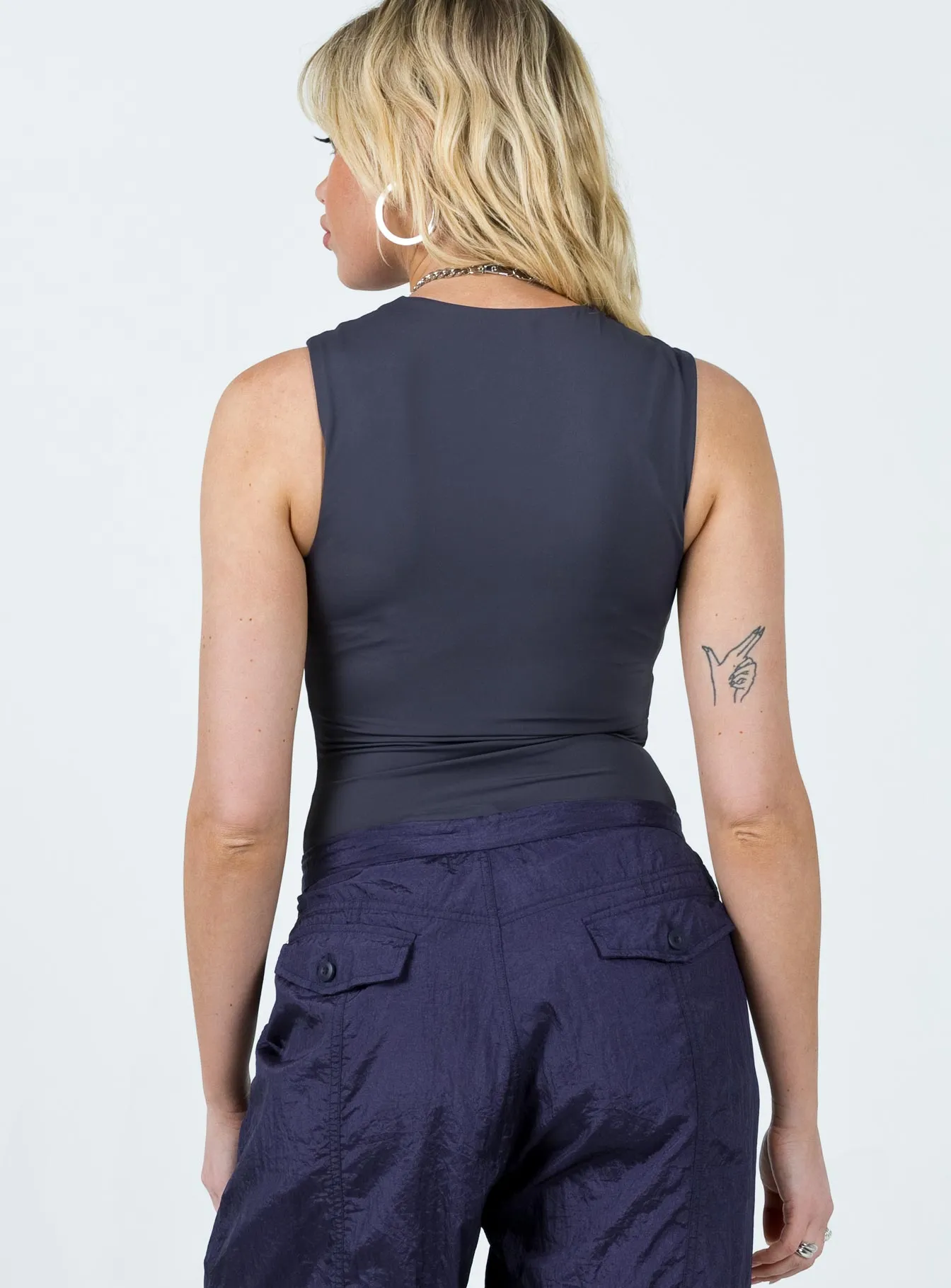 daily bodysuit polyester bodysuit Fischer Bodysuit Slate